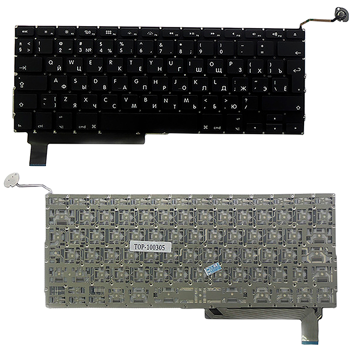 

Клавиатура для ноутбука Apple MacBook Pro 15" A1286 Series. черный (TOP-100305), TOP-100305