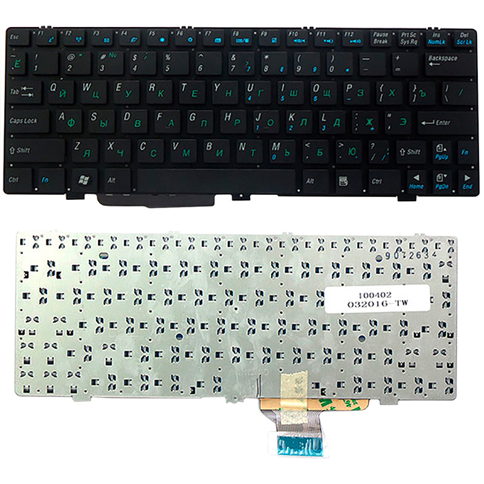 

Клавиатура для ноутбука Asus Eee PC 904H, 1000, 1000H, 1002H, 1004D, 1004DN, S101 Series. черный (TOP-100402), TOP-100402