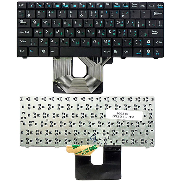 

Клавиатура для ноутбука Asus Eee PC T91, T91MT Series. черный (TOP-100310), TOP-100310