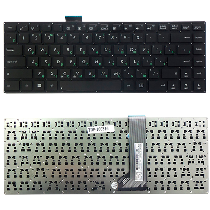 

Клавиатура для ноутбука Asus F402, X402 Series. черный (TOP-100316), TOP-100316