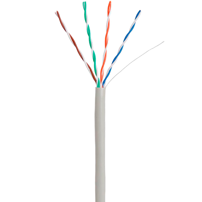 Витая пара NETLAN UTP кат.5e 4 пары CU 305м. (EC-UU004-5E-PVC-GY)