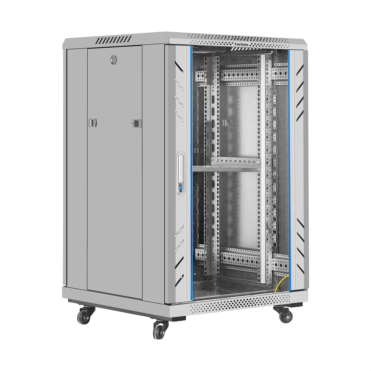 Шкаф ExeGate EC-FS-18U.600.600.G.GREY 18U, 600x600 мм (EX300401RUS)