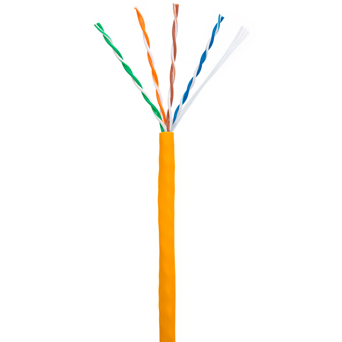 Витая пара NETLAN UTP кат.5e 4 пары CU 305м. (EC-UU004-5E-LSZH-OR)