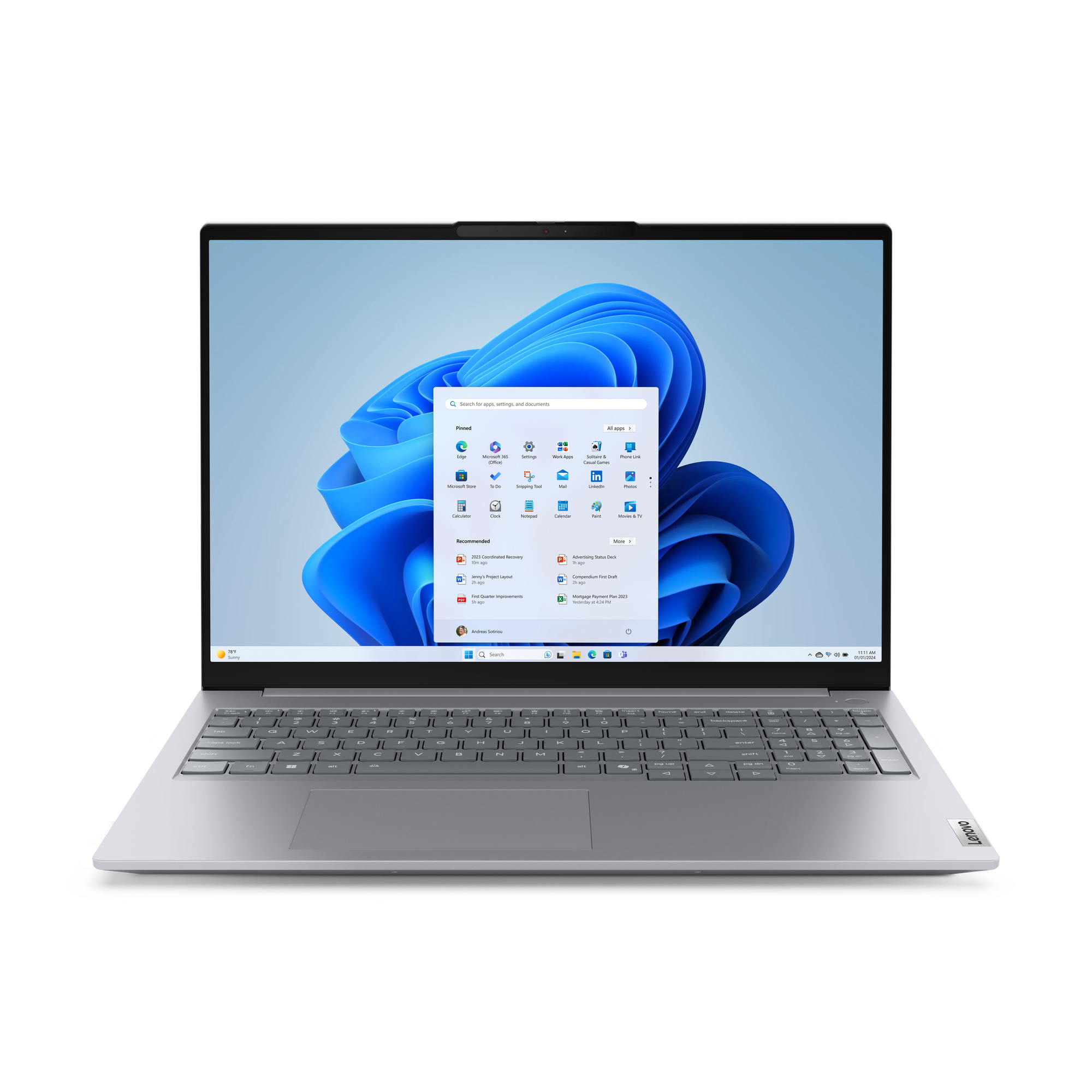 Ноутбук 16" Lenovo ThinkBook 16 IAL G8, серый (21SK00JUGP)