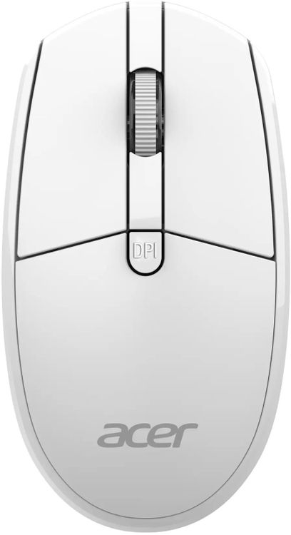 Мышь ACER OMR408, USB/Радиоканал, белый (ZL.MCEEE.02Y)