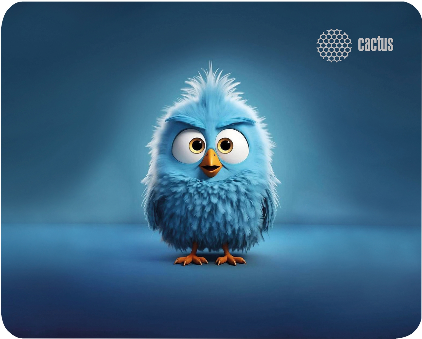 Коврик для мыши Cactus Bird, 220x180x2 мм, принт