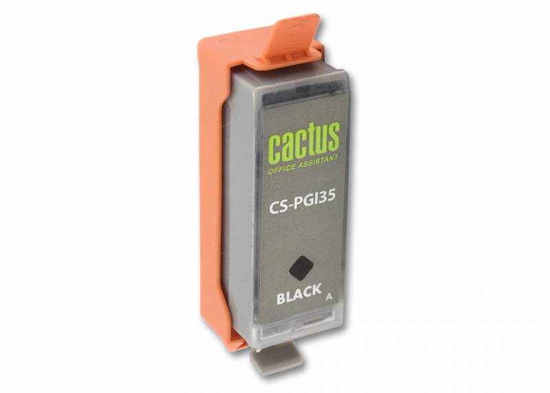 

Картридж струйный Cactus CS-PGI35 (PGI-35/1509B001), черный, совместимый, 190 страниц, 9 мл, для Canon PIXMA iP100/Maxify BX110/iP110/TR150
