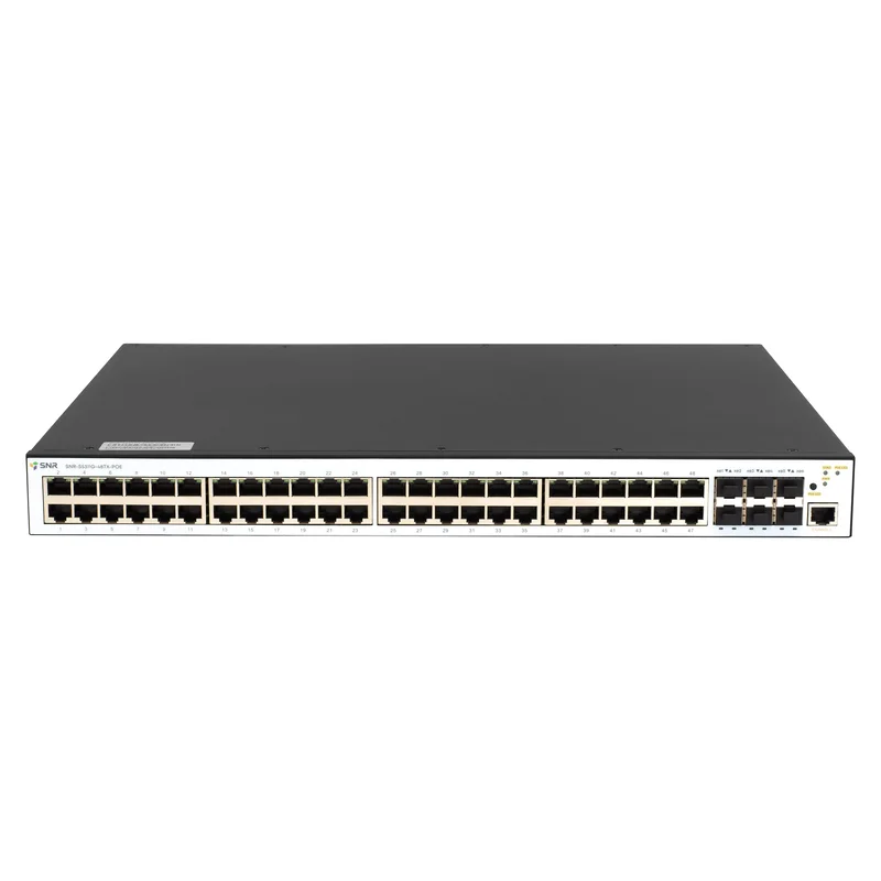 Коммутатор SNR S5311G-48TX-POE-2AC, 48x1 Гбит/с, SFP/uplink: SFP+x6 (SNR-S5311G-48TX-POE-2AC)