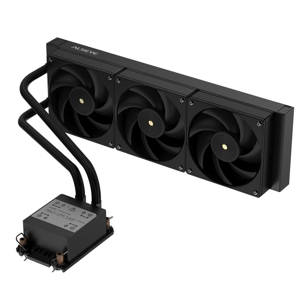 Жидкостное охлаждение Alseye W360-S4, 500 Вт, 3x120 мм