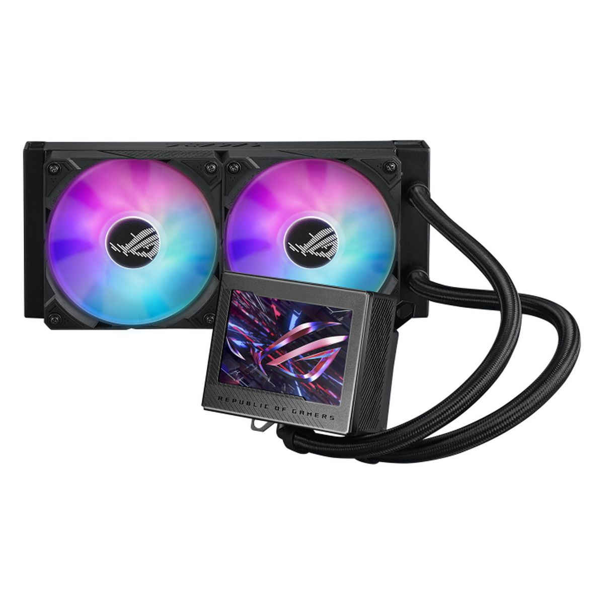 Жидкостное охлаждение Asus ROG RYUJIN III 240 ARGB, 2x120 мм