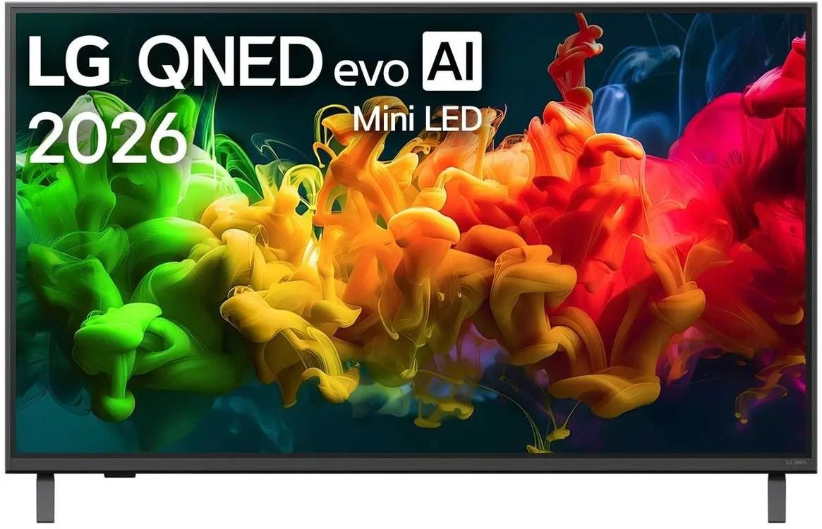 Телевизор 43" LG 43QNED80B6B, 3840x2160, черный