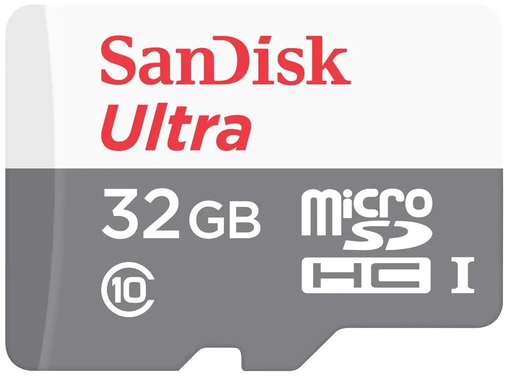 Карта памяти microSDHC Sandisk 32Gb Class 10 UHS-I (SDSQUNR-032G-GN3MN)