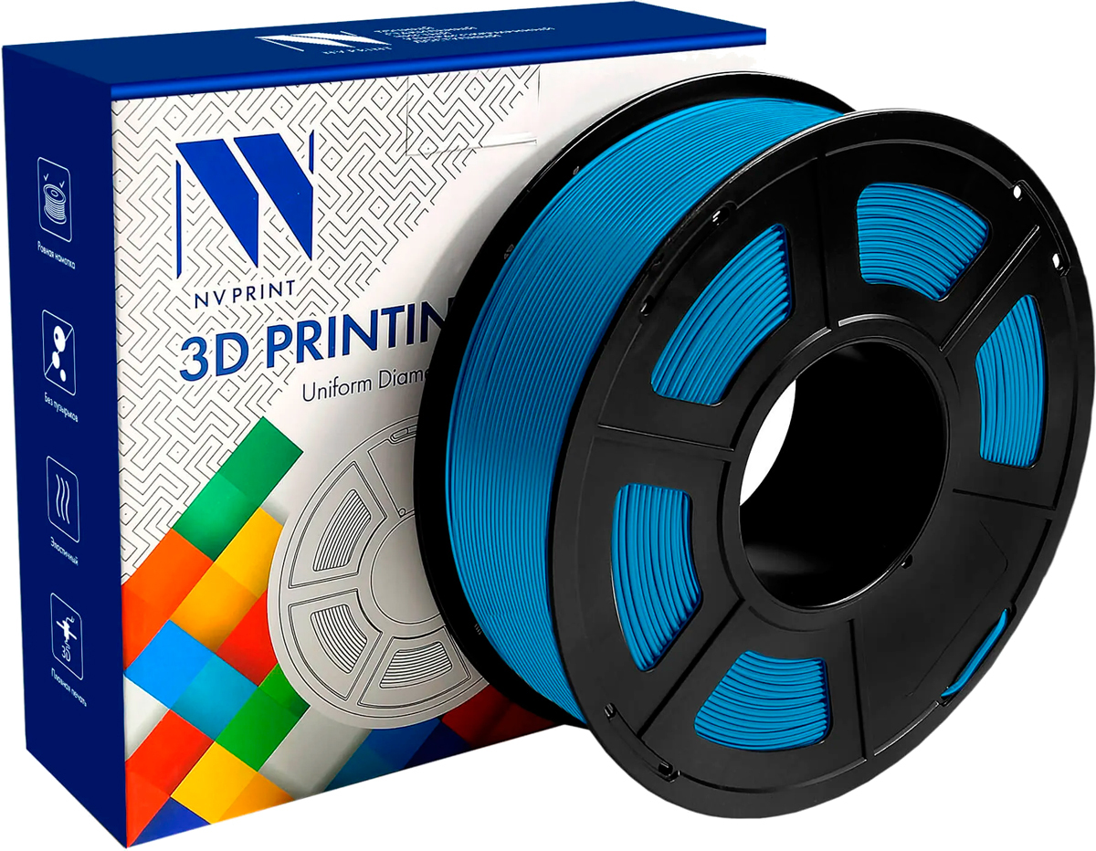 Пластик для 3D принтера NV Print синий