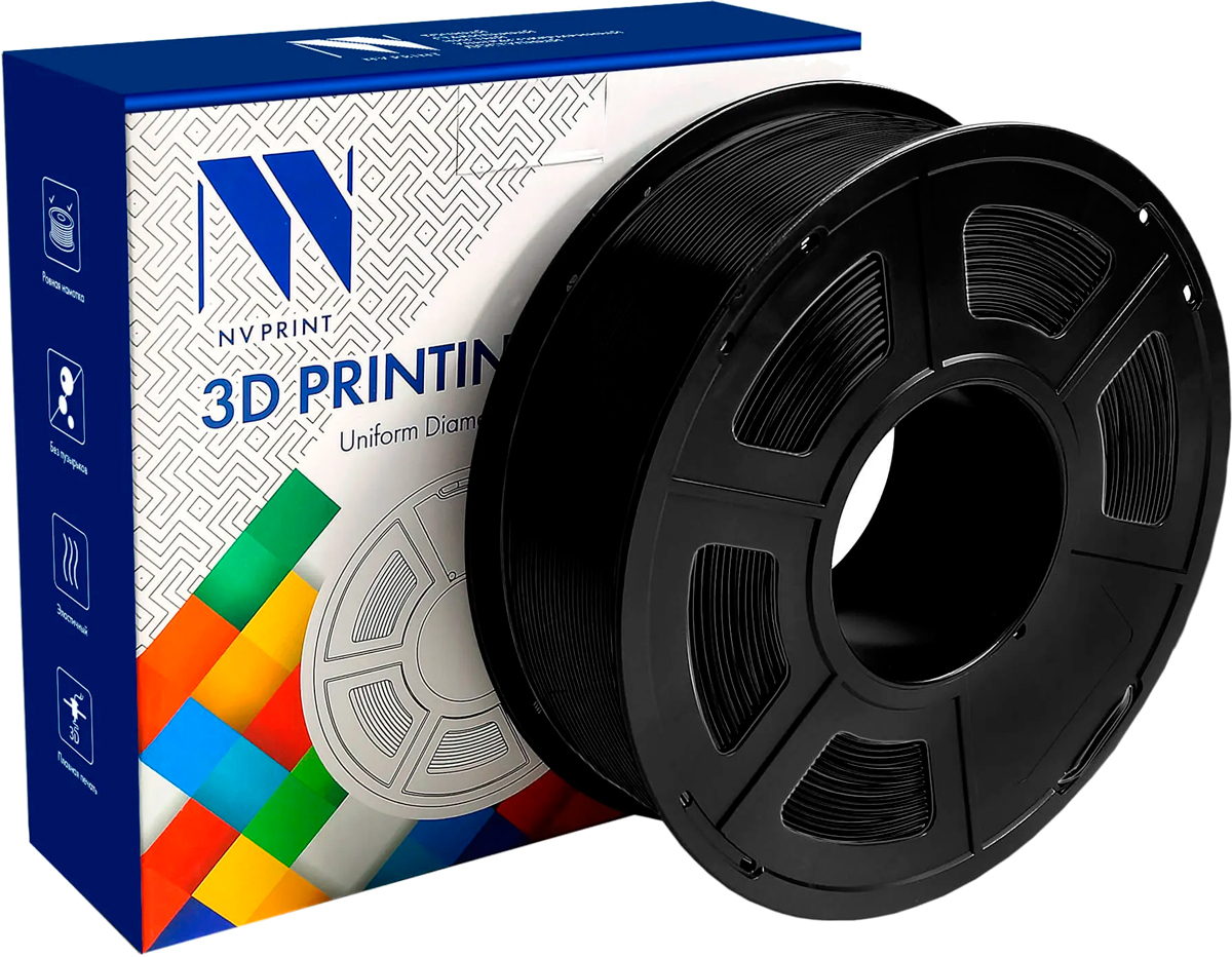 Пластик для 3D принтера NV Print черный