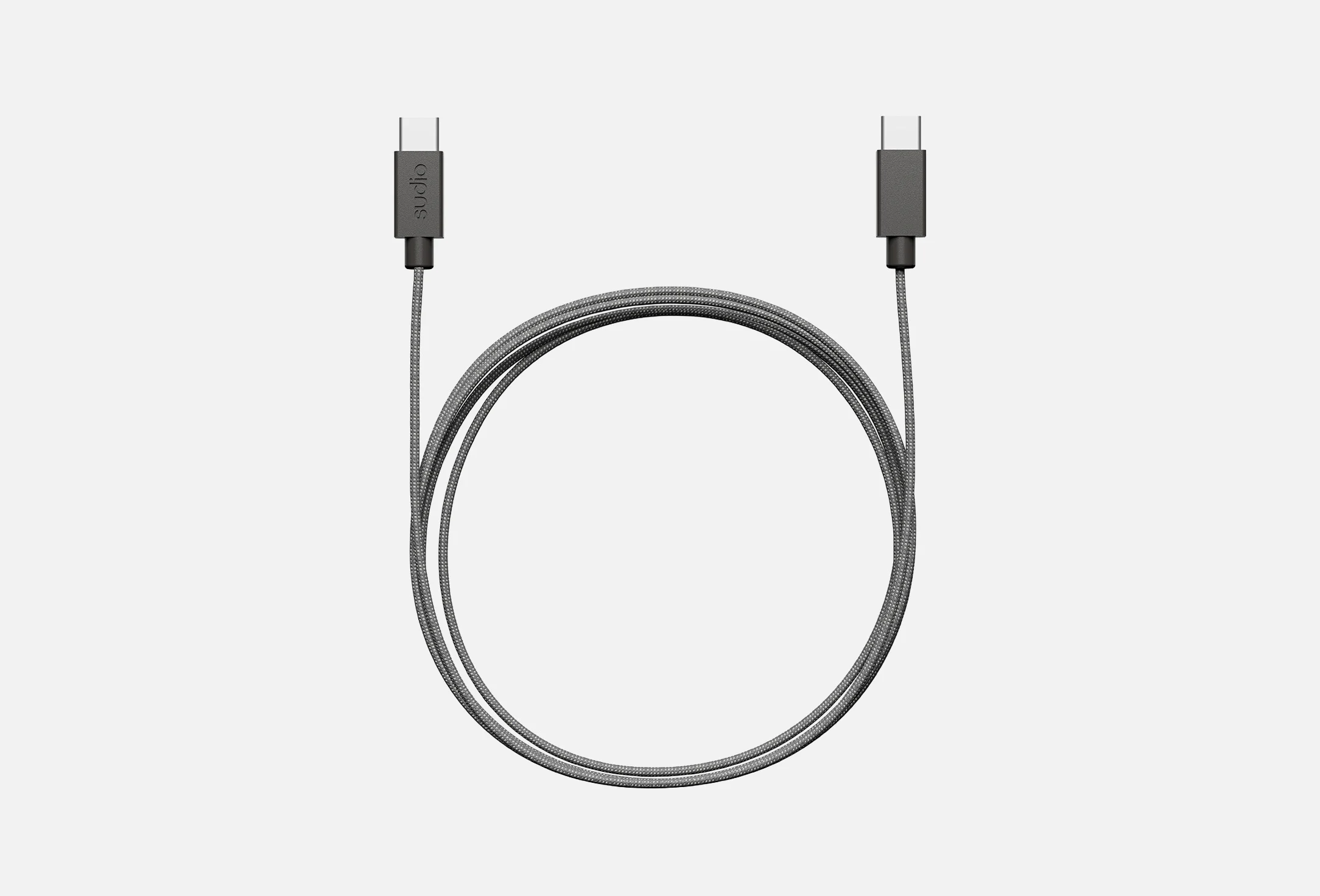 Кабель USB Type-C(M)-USB Type-C(M), 1.8 м, черный, Sudio C1-C (C1CBLK)