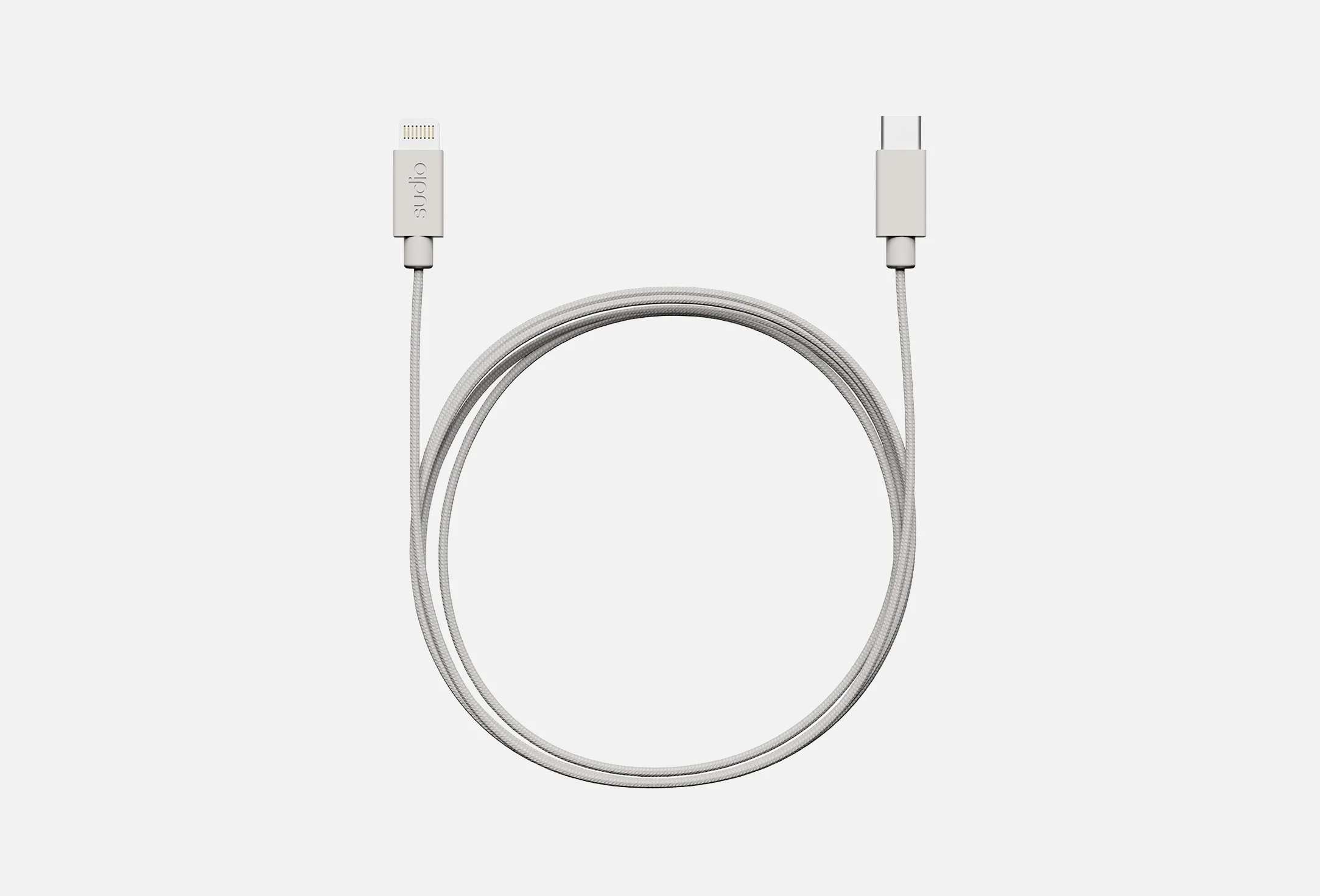 Кабель USB Type-C(M)-Lightning 8-pin(M), 1.8 м, белый, Sudio C1-L (C1LWHT)