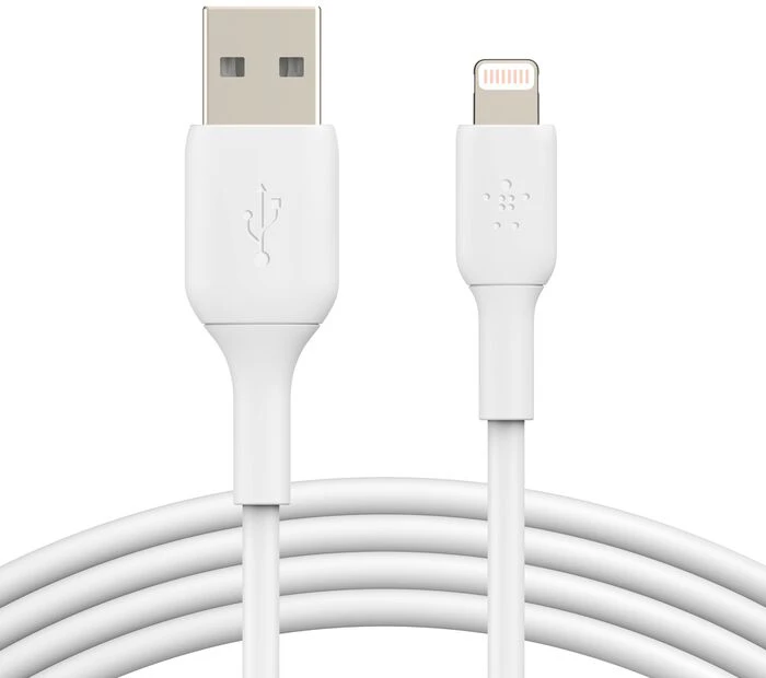 Кабель USB(Am)-Lightning 8-pin(M), 3 м, белый, Belkin BoostCharge (CAA001bt3MWH)