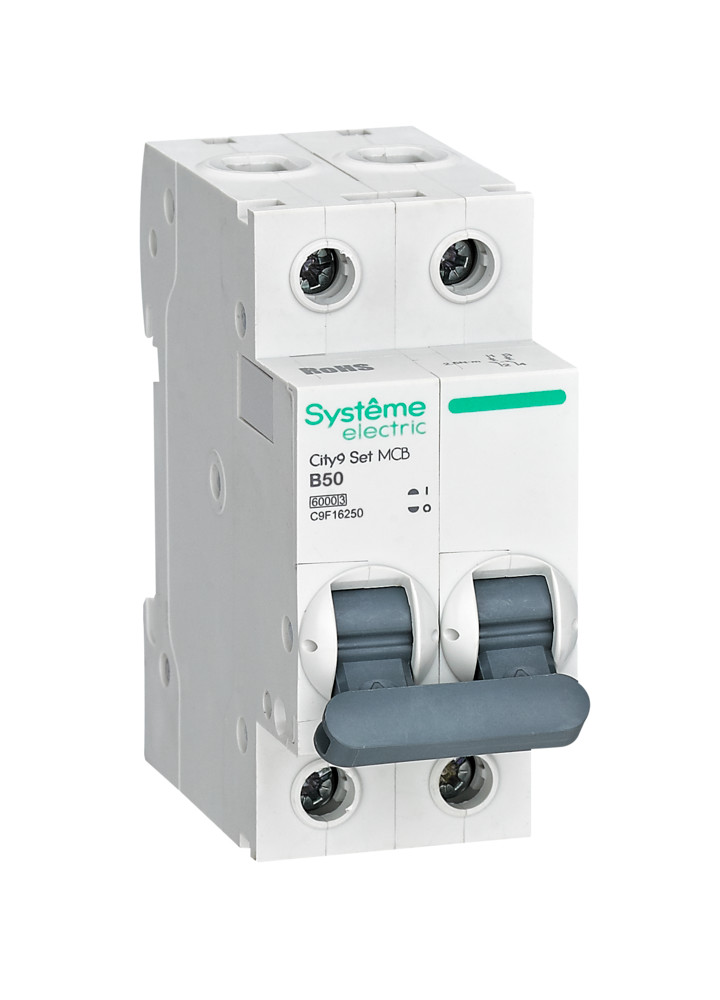 Выключатель автоматический Systeme Electric City9 Set B50 50А B 6 kA