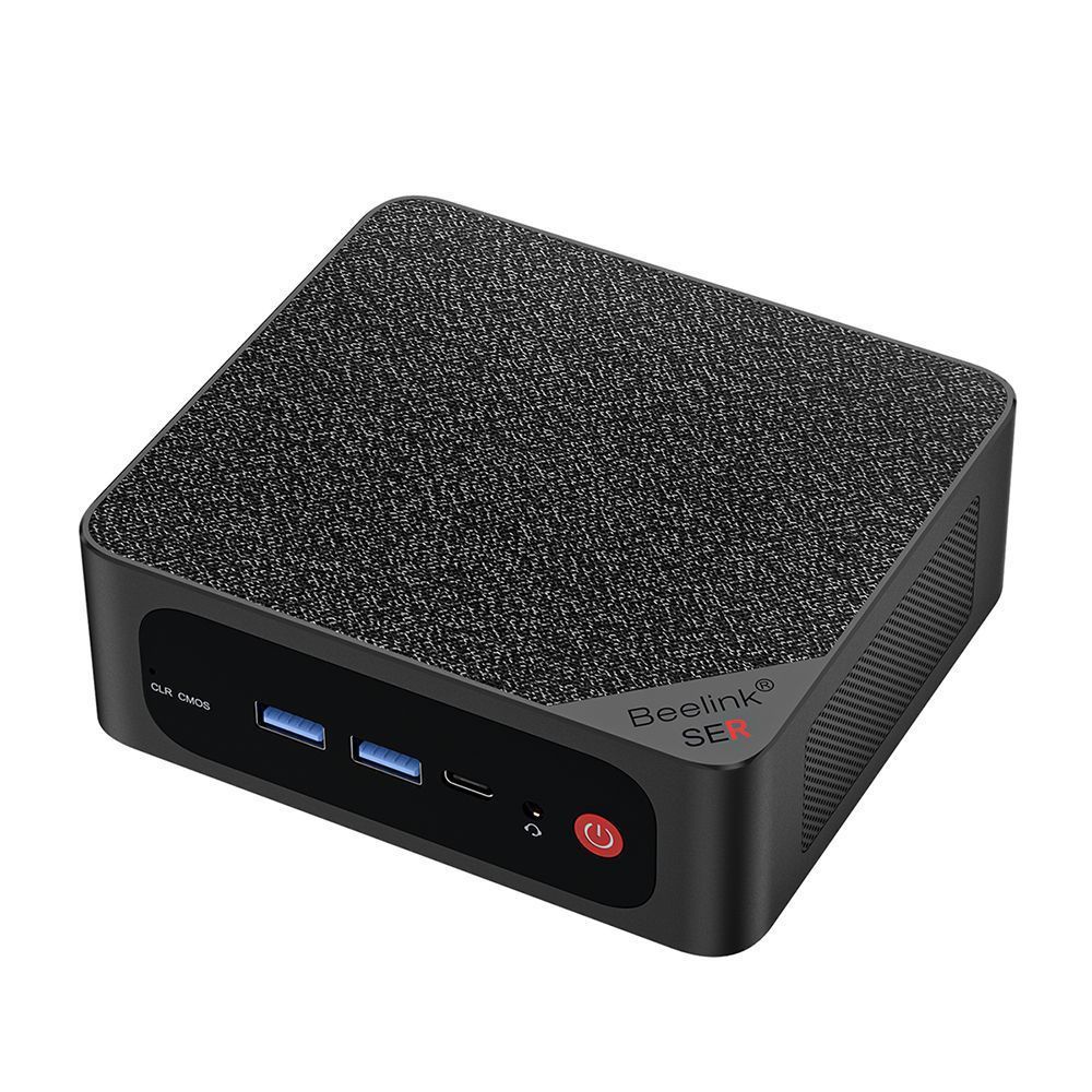 Неттоп Beelink SER5 Max, AMD Ryzen 7 7735HS, 24Gb, 1Tb SSD, Без ОС (BL/SER5 MAX/7735HS/24G/1TB/2,5G*1/ Black)