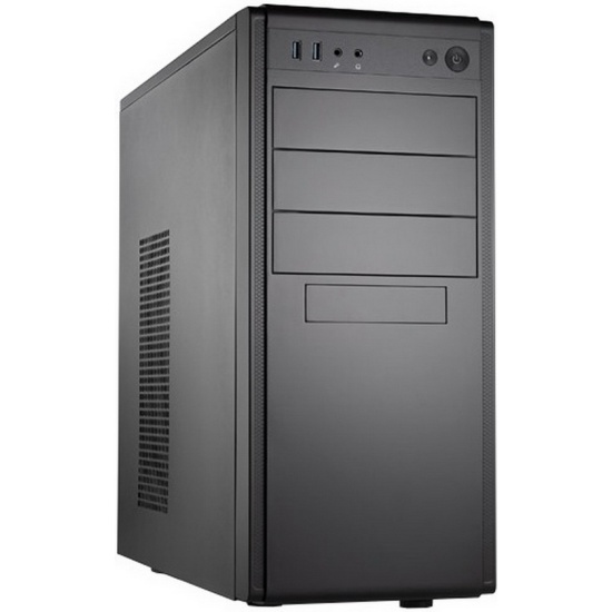 Корпус Foxline FL-886, Midi-Tower, 500 Вт, черный