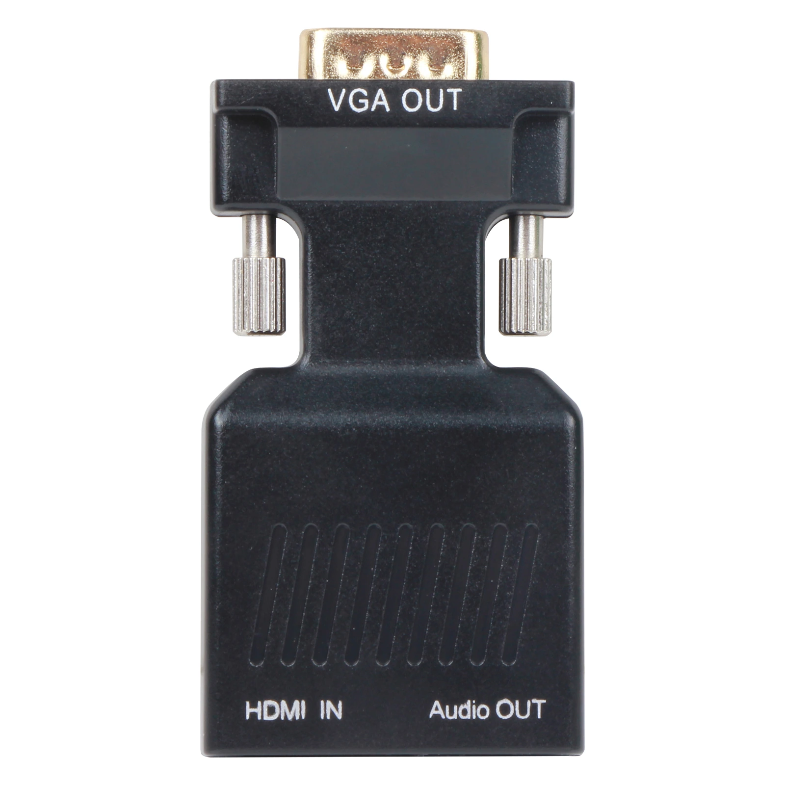 Переходник (адаптер) HDMI(19F)/Micro USB(BF)-VGA(15M)/Jack 3.5mm(F), черный VCOM (CA336A)