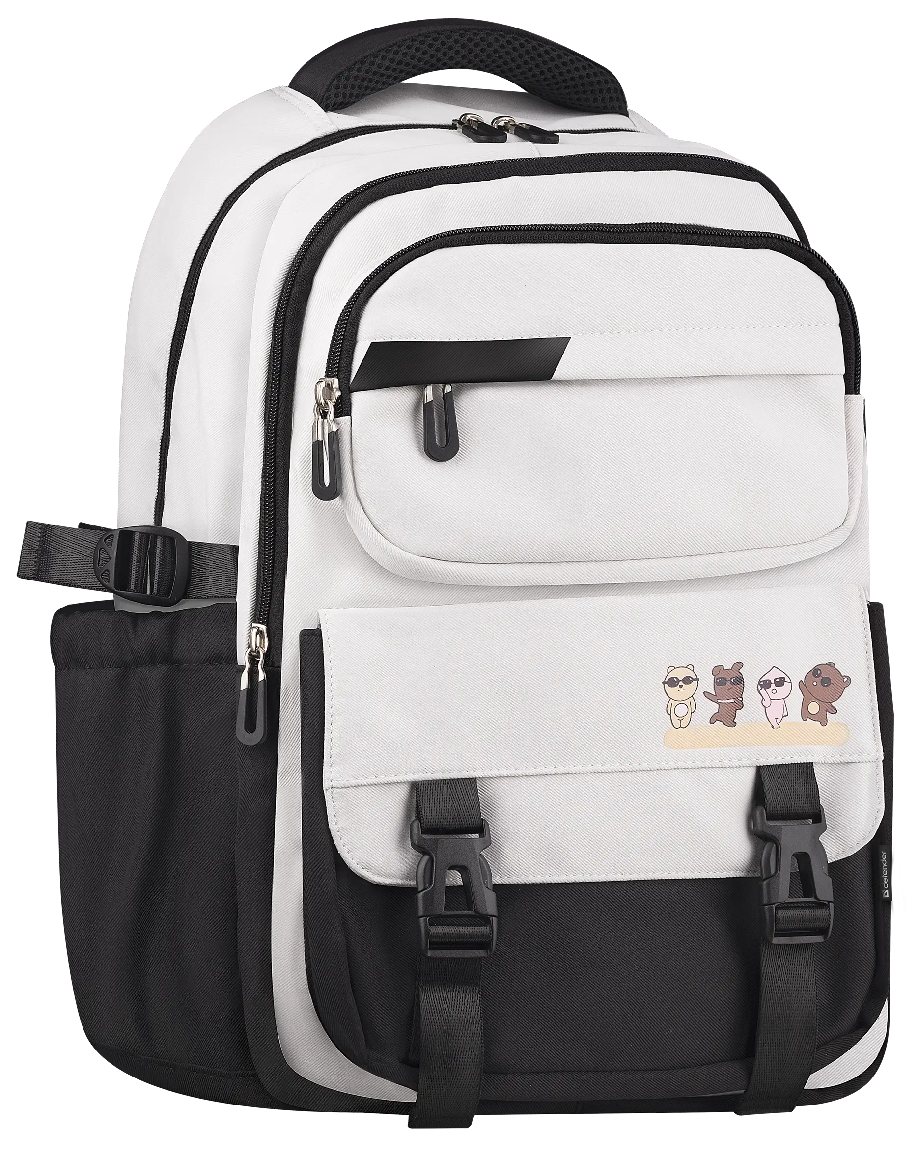 Рюкзак 16" Defender HappyBag, черный/белый
