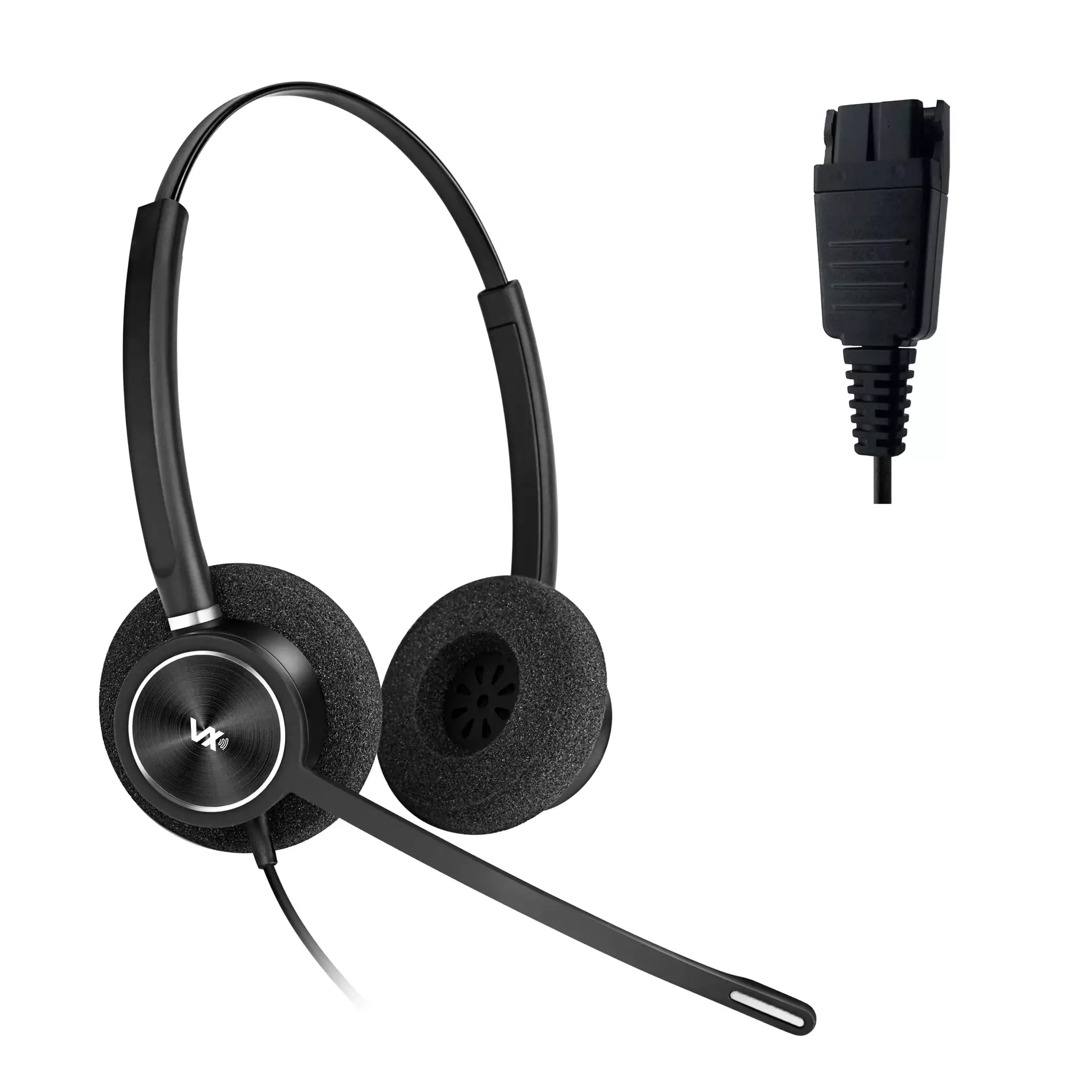 Проводная гарнитура VoiceXpert VXH-300DQ, стерео