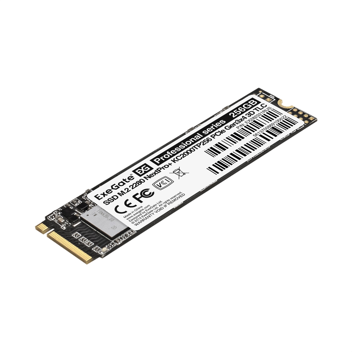 SSD Exegate Next Pro+ 256Gb M.2 2280 PCIe 3.0 x4 (EX282321RUS)