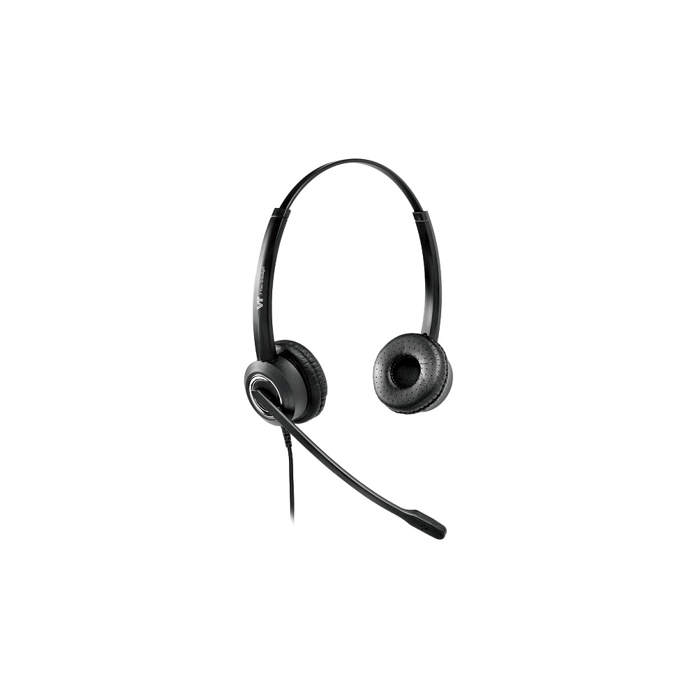 Проводная гарнитура VT VT6200-D, стерео, QD, 1 м, черный (VT6200-D QD(P)-RJ9(03)) б/у, следы эксплуатации, полный комплект