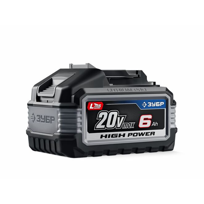 Аккумулятор ЗУБР BP-H-20-6, 20V, 6 А·ч, Li-Ion