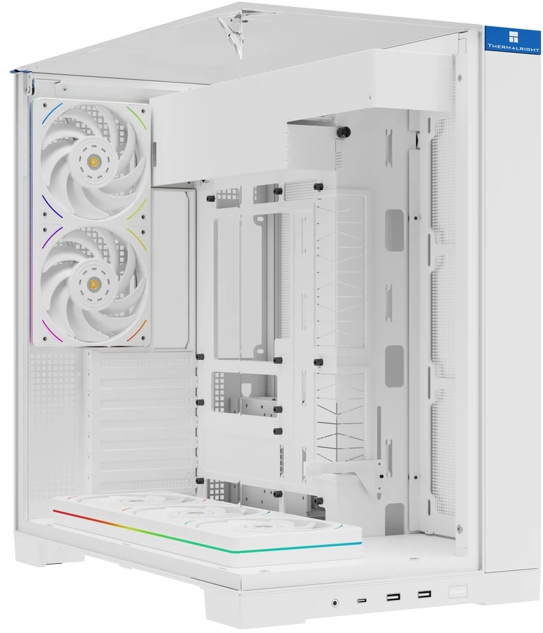 Корпус Thermalright A70 FanUB White, Midi-Tower, без БП, белый