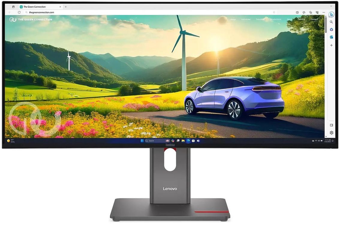 Монитор 34" Lenovo ThinkVision P34wd-40 черный
