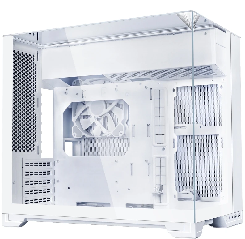 Корпус LIAN-LI O11 Vision-M White, Mini-Tower, без БП, белый