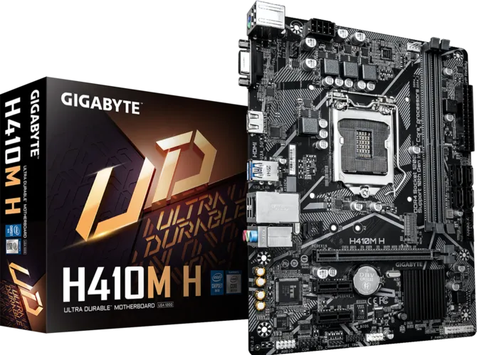 Материнская плата GIGABYTE H410M H 2.0, Socket1200, Intel H410, mATX