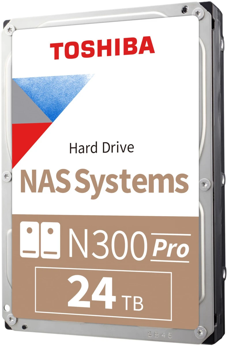 Жесткий диск (HDD) Toshiba 24Tb N300 PRO, 3.5", 7200rpm