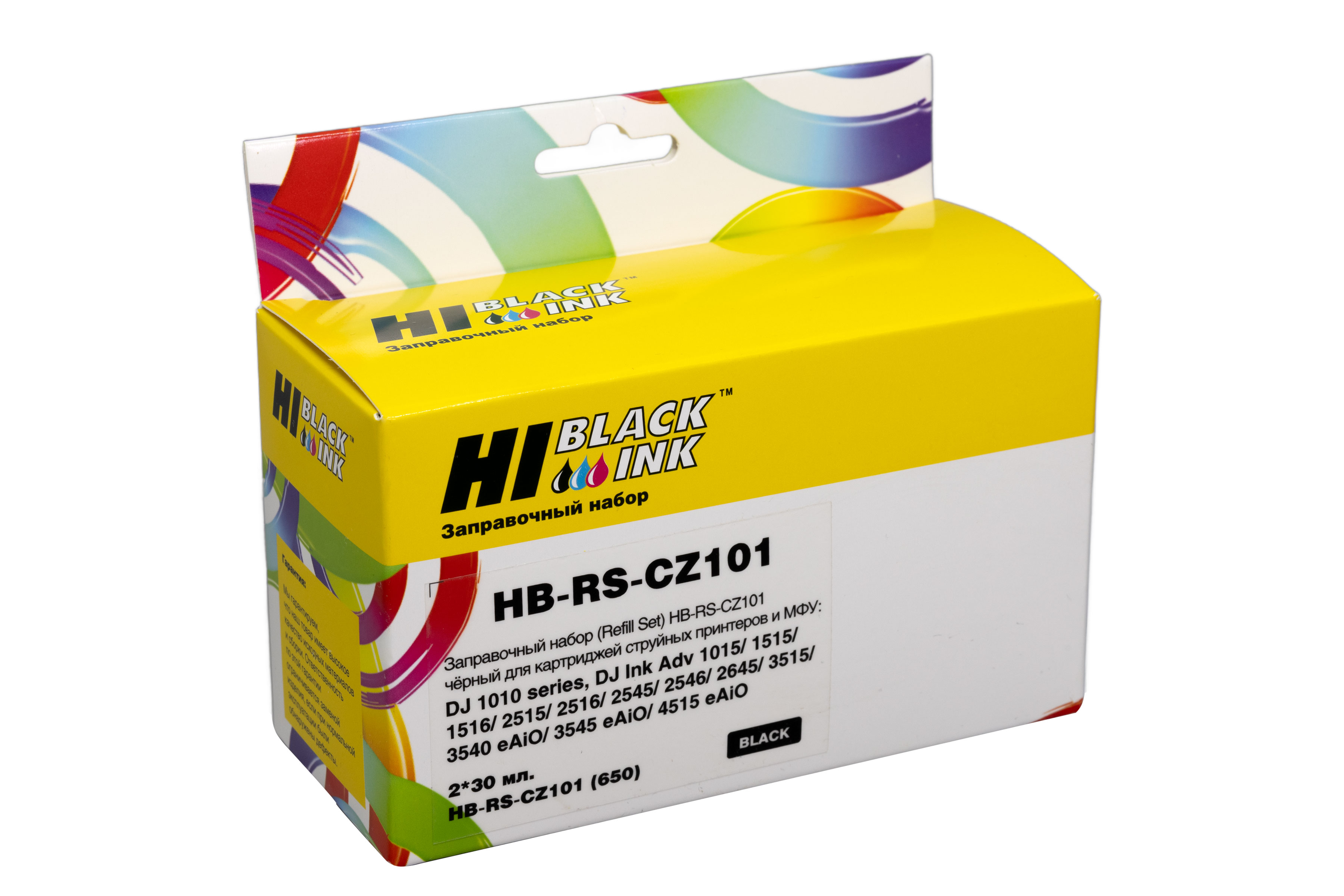 Заправочный набор струйный Hi-Black CZ101AE/CZ101AE, черный