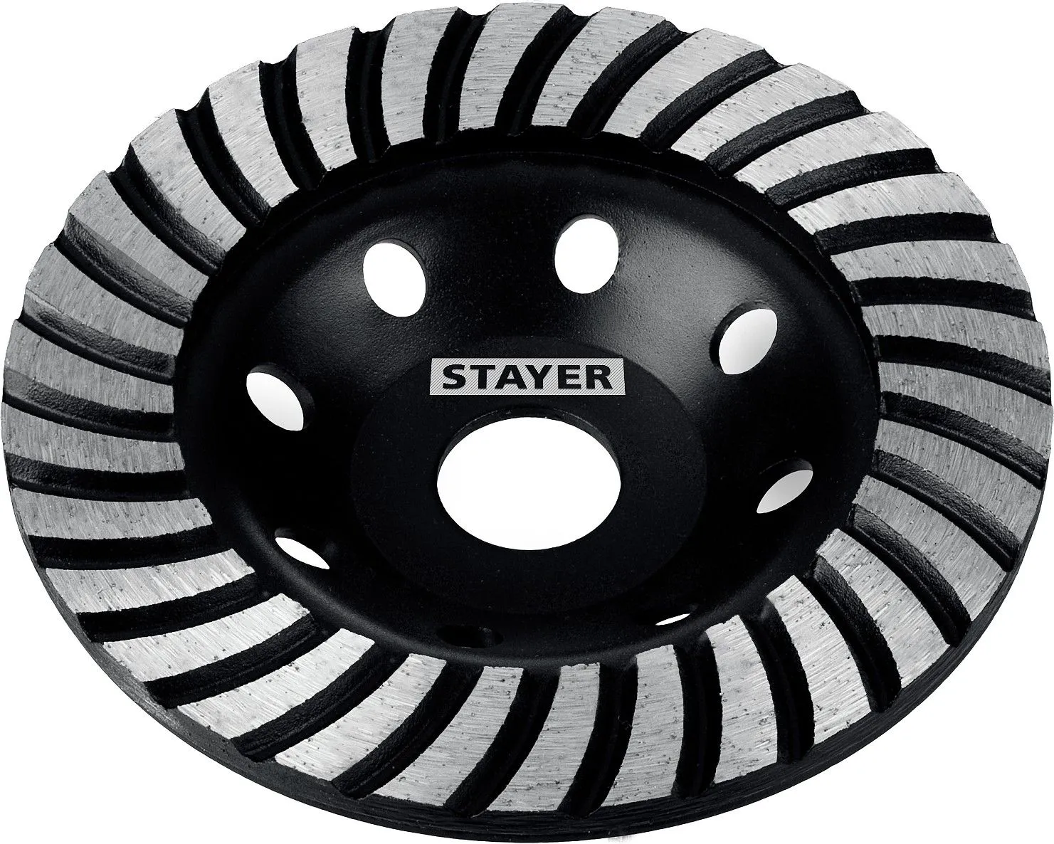 Чашка алмазная шлифовальная Stayer ⌀12.5 см x 22.2мм