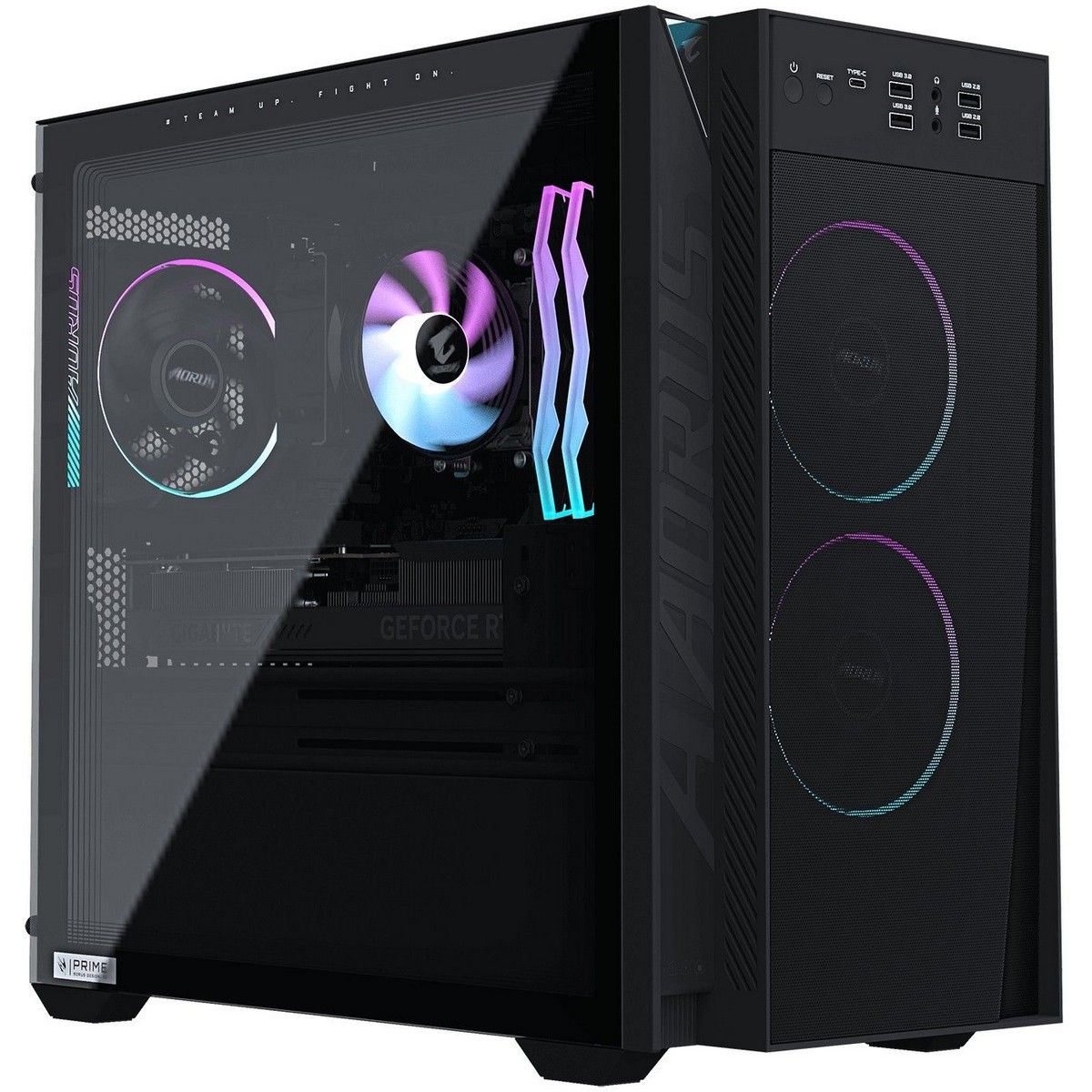 Системный блок Gigabyte AORUS PRIME 3 AP351, AMD Ryzen 7 9700X, 16Gb, 1Tb SSD, NVIDIA GeForce RTX 5070, Без ОС (AP3A7N7-5115)