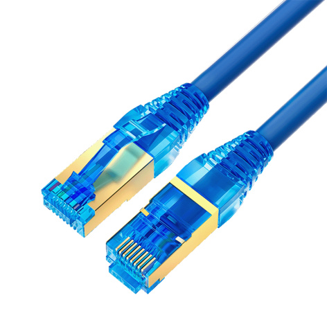 Патч-корд Filum SSTP, кат.6a, 2 м, RJ45-RJ45, синий (FL-PC-SF6A-2.0-LSZH-BL)