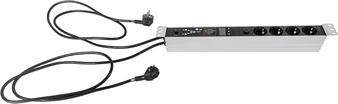 Блок розеток (PDU), кол-во розеток: 4, Rem R-16-4S-T-440-1.8(1.8)-S(S) (R-16-4S-T-440-1.8(1.8)-S(S))