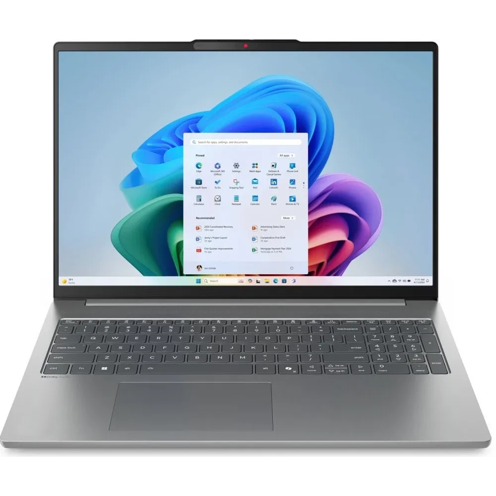 Ноутбук 16" Lenovo IdeaPad Slim 5 16AKP10, серый (83HY000CRK)