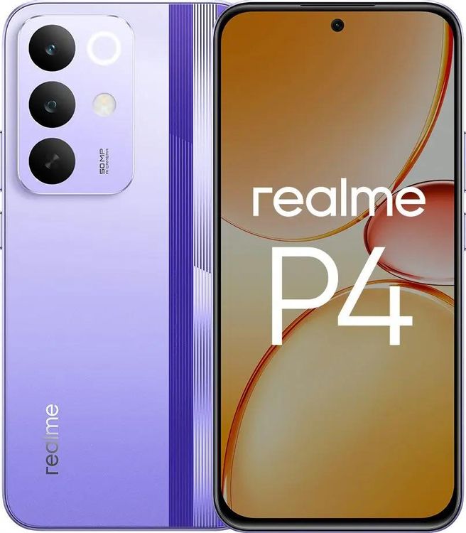Смартфон Realme P4 6Gb/128Gb фиолетовый