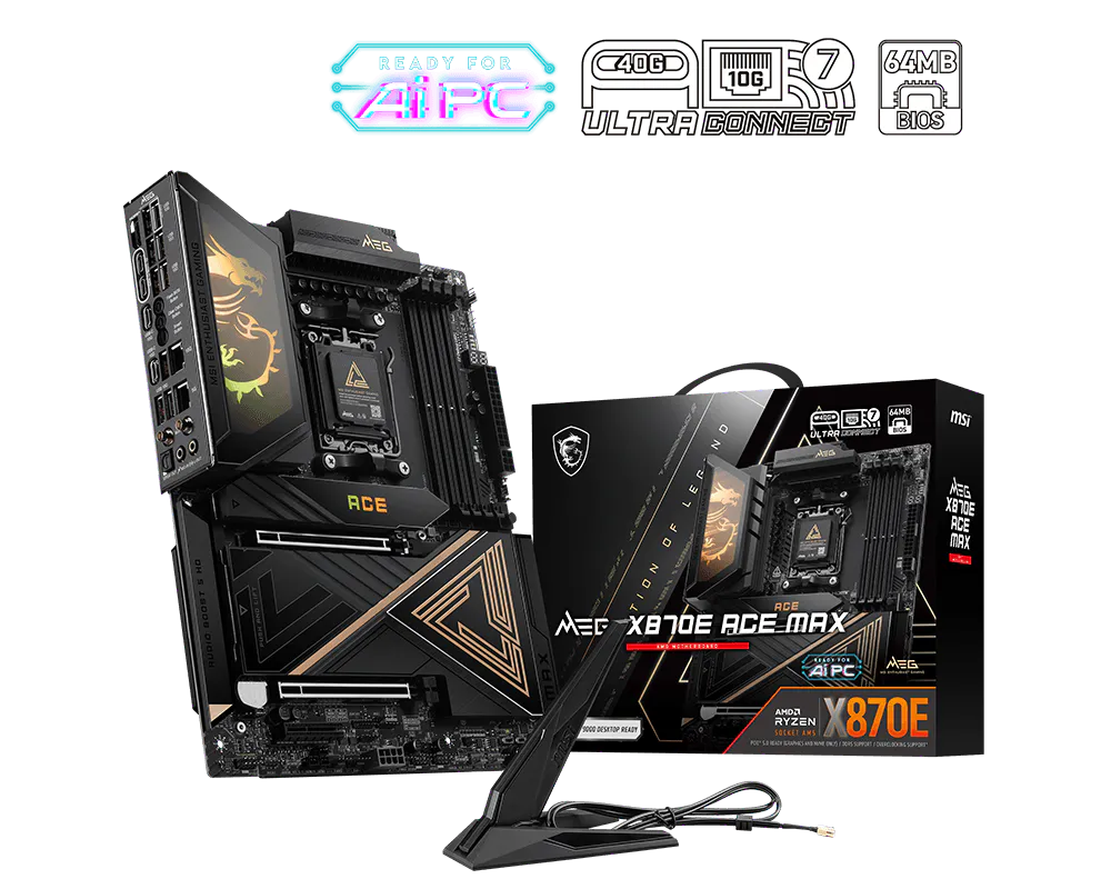 Материнская плата MSI MEG X870E ACE MAX, AM5, AMD X870E, ATX