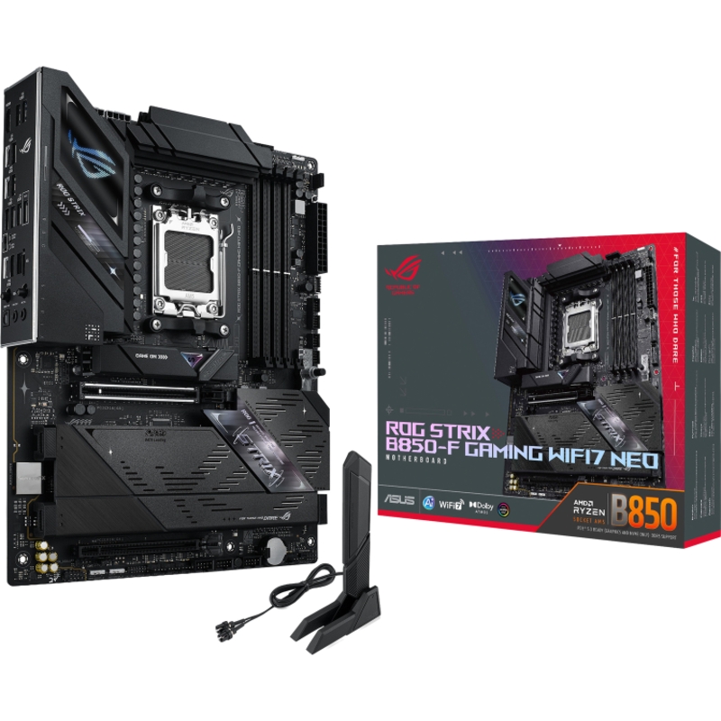 Материнская плата ASUS ROG STRIX B850-F GAMING WIFI7 NEO, AM5, AMD B850, ATX