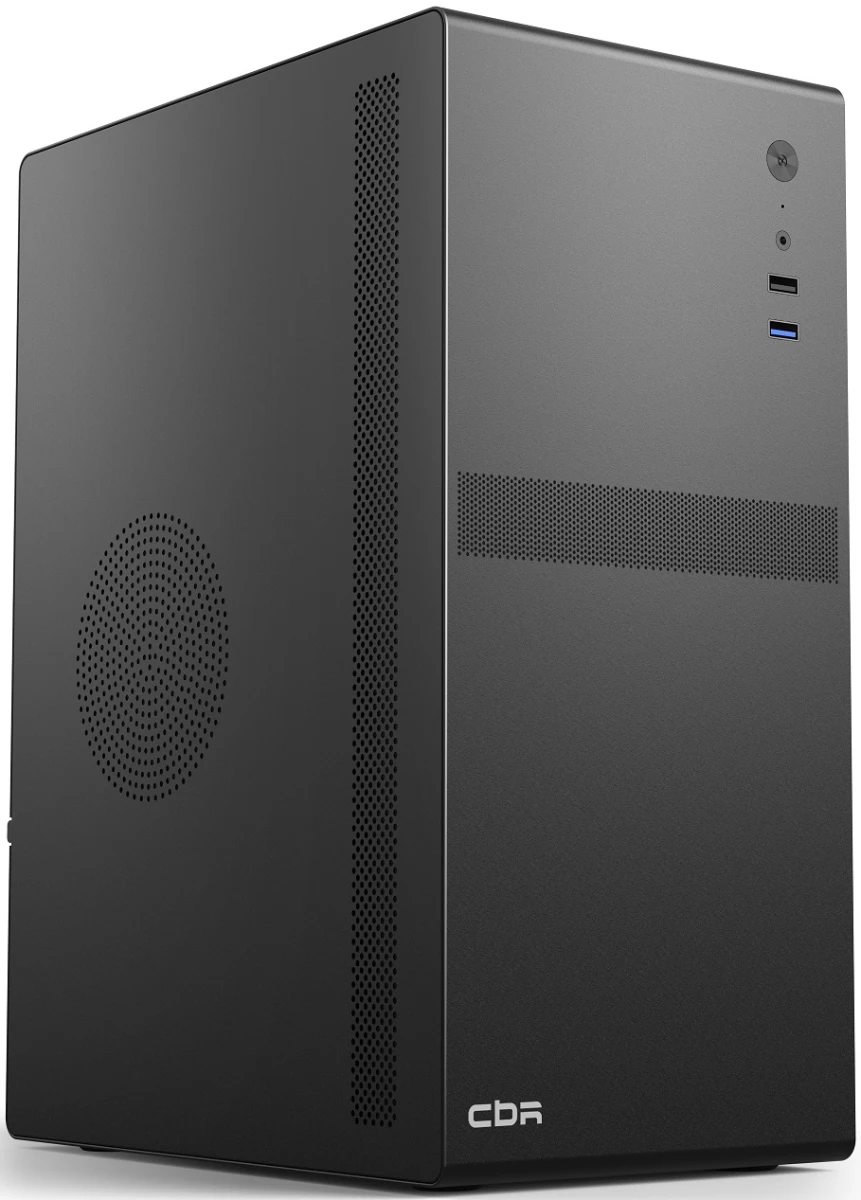 Корпус CBR V203, Mini-Tower, 550 Вт, черный