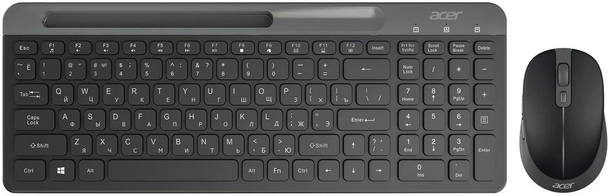 Клавиатура + мышь Acer OCC402, USB, черный (ZL.ACCCC.018)