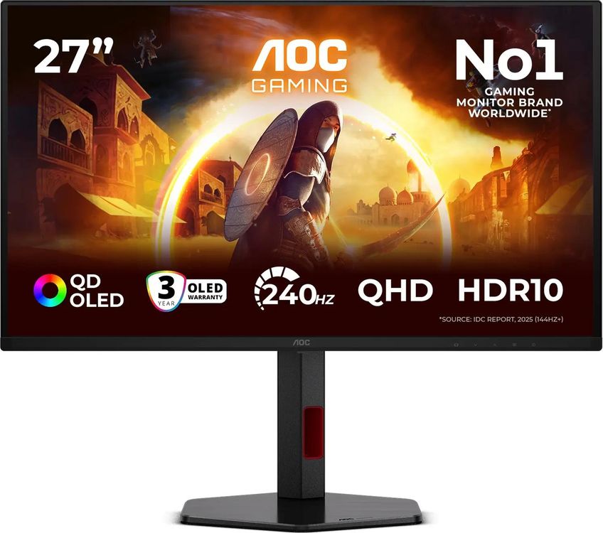 Монитор 27" AOC Q27G4ZDR черный