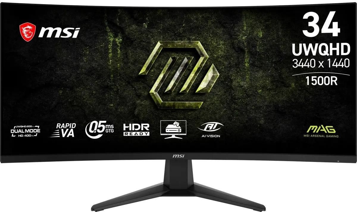 Монитор 34" MSI MAG 346CQDF E20 черный