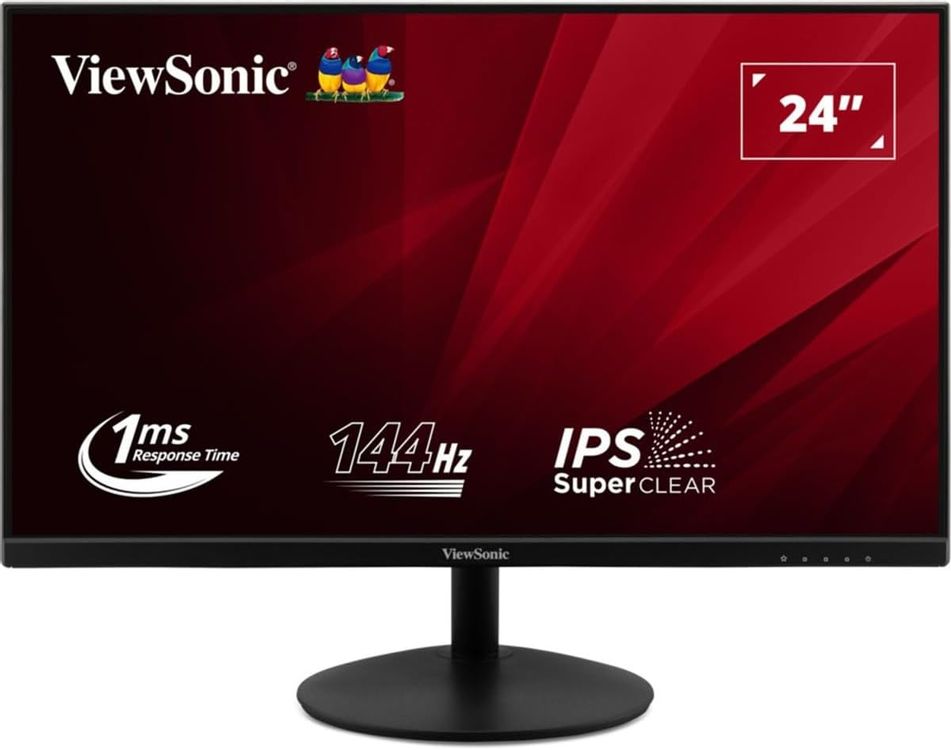 Монитор 23.8" Viewsonic VA24E2-H черный