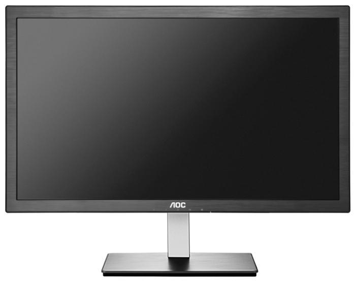 Монитор 21.5" AOC i2276Vw IPS, 1920x1080 (16:9), 250cd/m2, 5ms, VGA, DVI, черный б/у, с внутренней эксплуатации, потертости по корпусу, без комплекта, без подставки